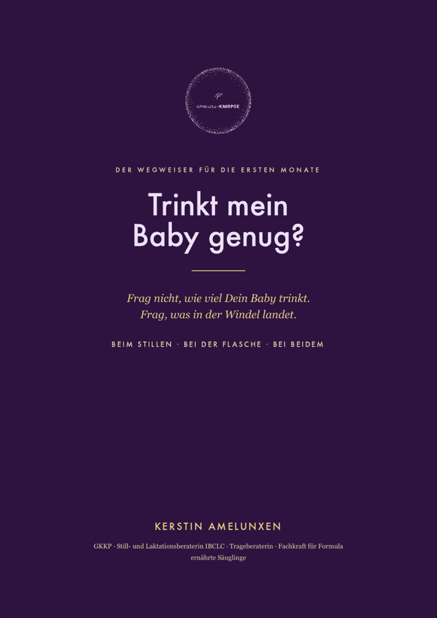 Titelblatt des Guides Trinkt mein Baby genug?